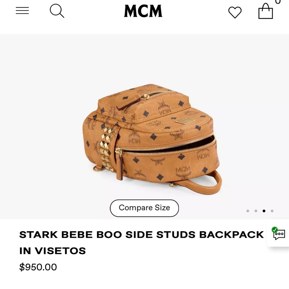 MCM mini bookbag - Picture 12 of 13